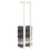 Berkfield Towel Rack White 23x18x110 cm Solid Wood Pine 4