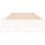Berkfield Bed Frame without Mattress White Solid Wood 75x190 cm Small Single 4
