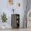 Berkfield Sideboard Grey 34x40x75 cm Solid Wood Pine 7