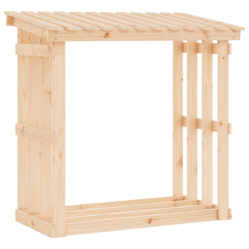 Berkfield Firewood Rack 108x64.5x109 cm Solid Wood Pine 1