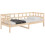 Berkfield Day Bed without Mattress Solid Wood Pine 80x200 cm 6
