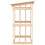 Berkfield Firewood Rack 108x64.5x109 cm Solid Wood Pine 6