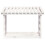 Berkfield Firewood Rack White 108x64.5x78 cm Solid Wood Pine 5