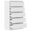 Berkfield Drawer Cabinet White 60x36x103 cm Engineered Wood 7