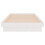 Berkfield Bed Frame without Mattress White Solid Wood Single 5