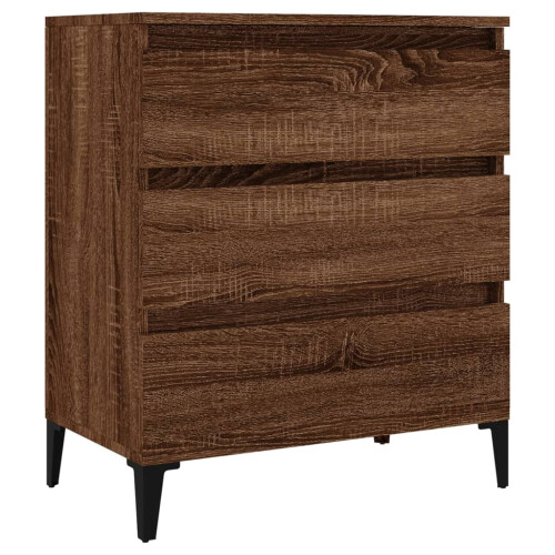 Berkfield Sideboard Brown Oak 60x35x70 cm Engineered Wood 1