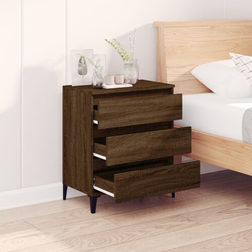 Berkfield Sideboard Brown Oak 60x35x70 cm Engineered Wood 2