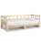 Berkfield Pull-out Day Bed without Mattress Solid Wood Pine 2x(80x200) cm 6