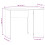 Berkfield Desk Black 100x55x75 Engineered Wood 8