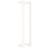 Berkfield Towel Rack White 23x18x90 cm Solid Wood Pine 2