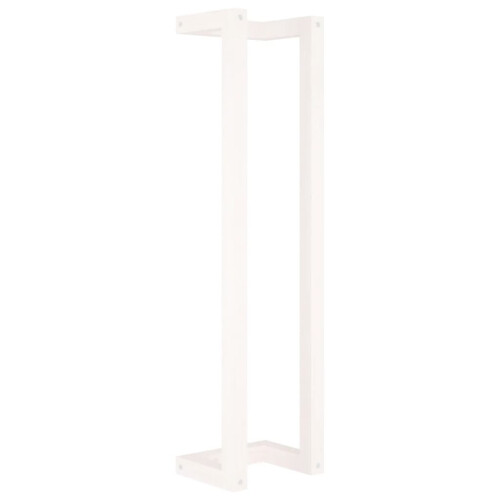 Berkfield Towel Rack White 23x18x90 cm Solid Wood Pine 1