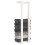 Berkfield Towel Rack White 23x18x90 cm Solid Wood Pine 4