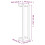 Berkfield Towel Rack White 23x18x90 cm Solid Wood Pine 8