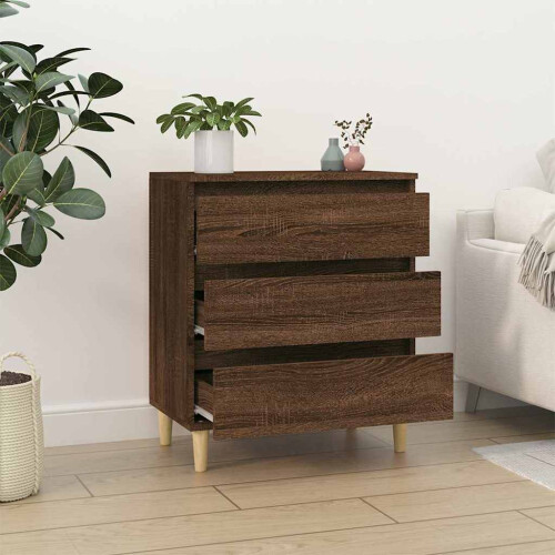 Berkfield Sideboard Brown Oak 60x35x70 cm Engineered Wood 2