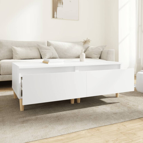 Berkfield Side Tables 2 pcs White 50x46x35 cm Engineered Wood 2