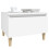 Berkfield Side Tables 2 pcs White 50x46x35 cm Engineered Wood 5