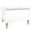 Berkfield Side Table High Gloss White 50x46x35 cm Engineered Wood 2