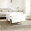 Berkfield Side Table High Gloss White 50x46x35 cm Engineered Wood 3