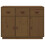 Berkfield Sideboard Honey Brown 100x40x75 cm Solid Wood Pine 6