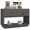 Berkfield TV Cabinet Grey 90x40x60 cm Solid Wood Pine 4