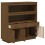 Berkfield Highboard Honey Brown 100x40x108.5 cm Solid Wood Pine 7