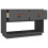 Berkfield TV Cabinet Grey 90x40x60 cm Solid Wood Pine 8