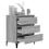 Berkfield Sideboard Grey Sonoma 60x35x70 cm Engineered Wood 4