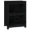 Berkfield Book Cabinet Black 50x35x68 cm Solid Wood Pine 2