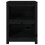Berkfield Book Cabinet Black 50x35x68 cm Solid Wood Pine 5