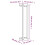 Berkfield Towel Rack 23x18x110 cm Solid Wood Pine 8