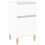 Berkfield Bedside Cabinet White 40x35x70 cm 2