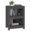 Berkfield Book Cabinet Grey 50x35x68 cm Solid Wood Pine 4
