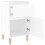 Berkfield Bedside Cabinet White 40x35x70 cm 8