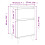 Berkfield Bedside Cabinet White 40x35x70 cm 11