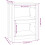 Berkfield Book Cabinet Grey 50x35x68 cm Solid Wood Pine 8