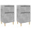 Berkfield Bedside Cabinets 2 pcs Concrete Grey 40x35x70 cm 2