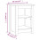 Berkfield Bedside Cabinet Grey 40x35x55 cm Solid Wood Pine 6