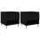 Berkfield Bedside Tables 2 pcs Black 50x46x50 Engineered Wood 2