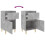 Berkfield Bedside Cabinets 2 pcs Concrete Grey 40x35x70 cm 9