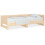 Berkfield Pull-out Day Bed without Mattress Solid Wood Pine 2x(90x190) cm 2