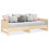 Berkfield Pull-out Day Bed without Mattress Solid Wood Pine 2x(90x190) cm 3