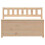 Berkfield Bench 110x41x76.5 cm Solid Wood Pine 5