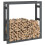 Berkfield Firewood Rack Grey 100x25x100 cm Solid Wood Pine 4