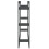 Berkfield Firewood Rack Grey 100x25x100 cm Solid Wood Pine 6