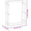Berkfield Firewood Rack Grey 80x25x100 cm Solid Wood Pine 8