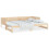 Berkfield Pull-out Day Bed without Mattress Solid Wood Pine 2x(90x190) cm 10
