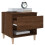 Berkfield Bedside Table Brown Oak 50x46x50 Engineered Wood 4