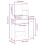 Berkfield Dressing Table with Mirror Grey Sonoma 86.5x35x136 cm 9