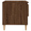 Berkfield Bedside Table Brown Oak 50x46x50 Engineered Wood 6