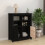 Berkfield Sideboard Black 83x41.5x100 cm Solid Wood Pine 3